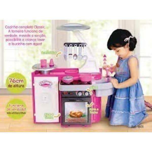 Cozinha Infantil Classic Rosa Cotiplas